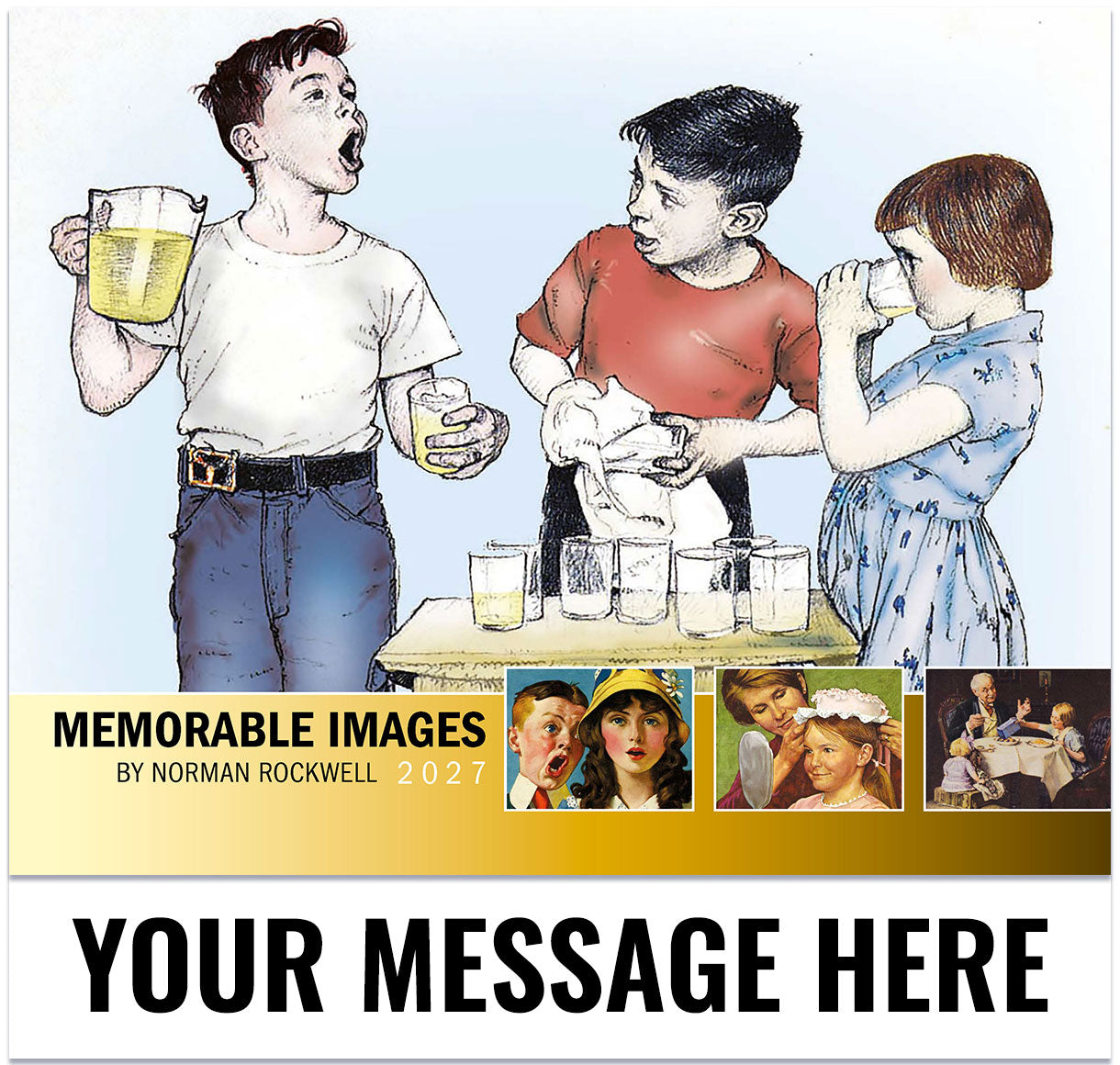 Memorable Images by Norman Rockwell Memory - 2027 Promotional Calendar