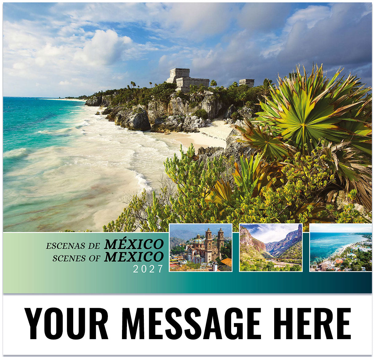 Scenes of Mexico (Bilingual) - 2027 Promotional Calendar