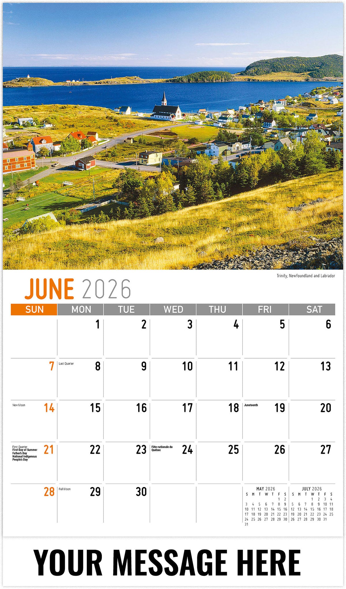 Atlantic Canada - 2026 Promotional Calendar