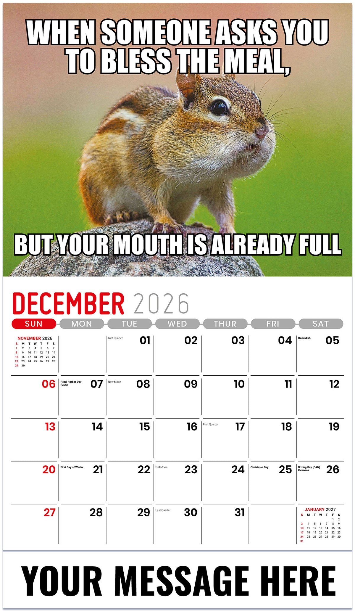 The Memeing of Life - 2027 Promotional Calendar