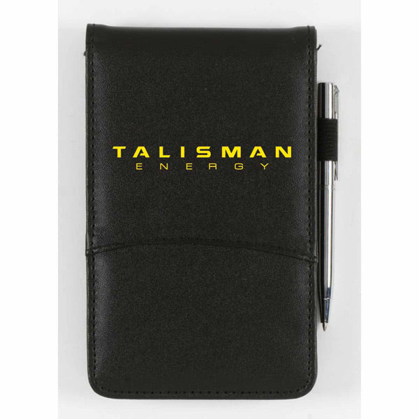 Notebook with Calculator and Pen - Black
