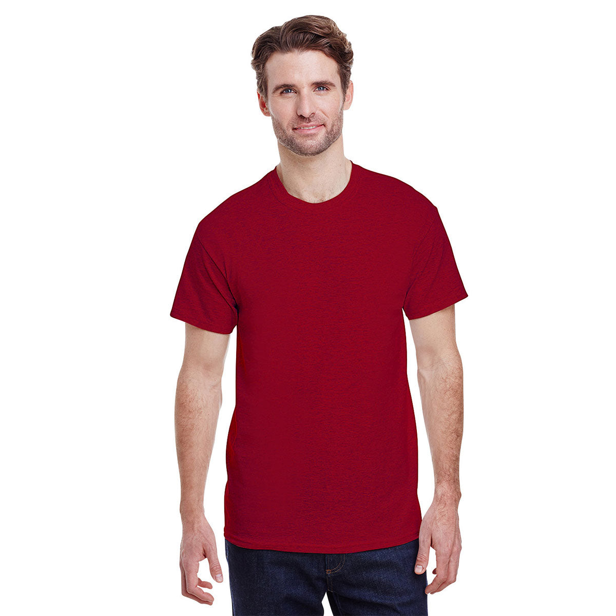 Gildan Adult Heavy Cotton™ T-Shirt - Antique Cherry Red