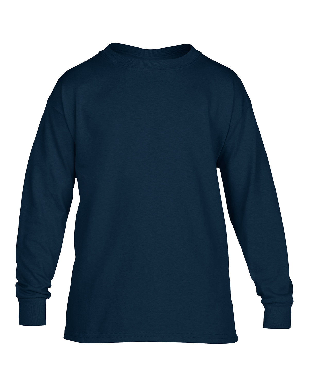 Gildan Youth Heavy Cotton™ Long-Sleeve T-Shirt - Navy