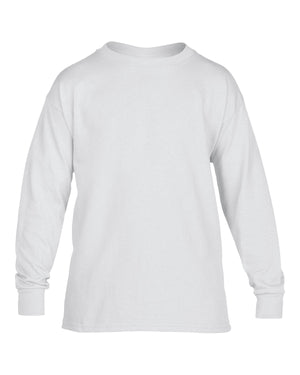 Gildan Youth Heavy Cotton™ Long-Sleeve T-Shirt - White