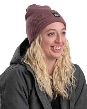 Berne Heritage Knit Cuff Cap - Mauve