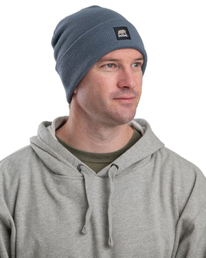 Berne Heritage Knit Cuff Cap - Steel Blue