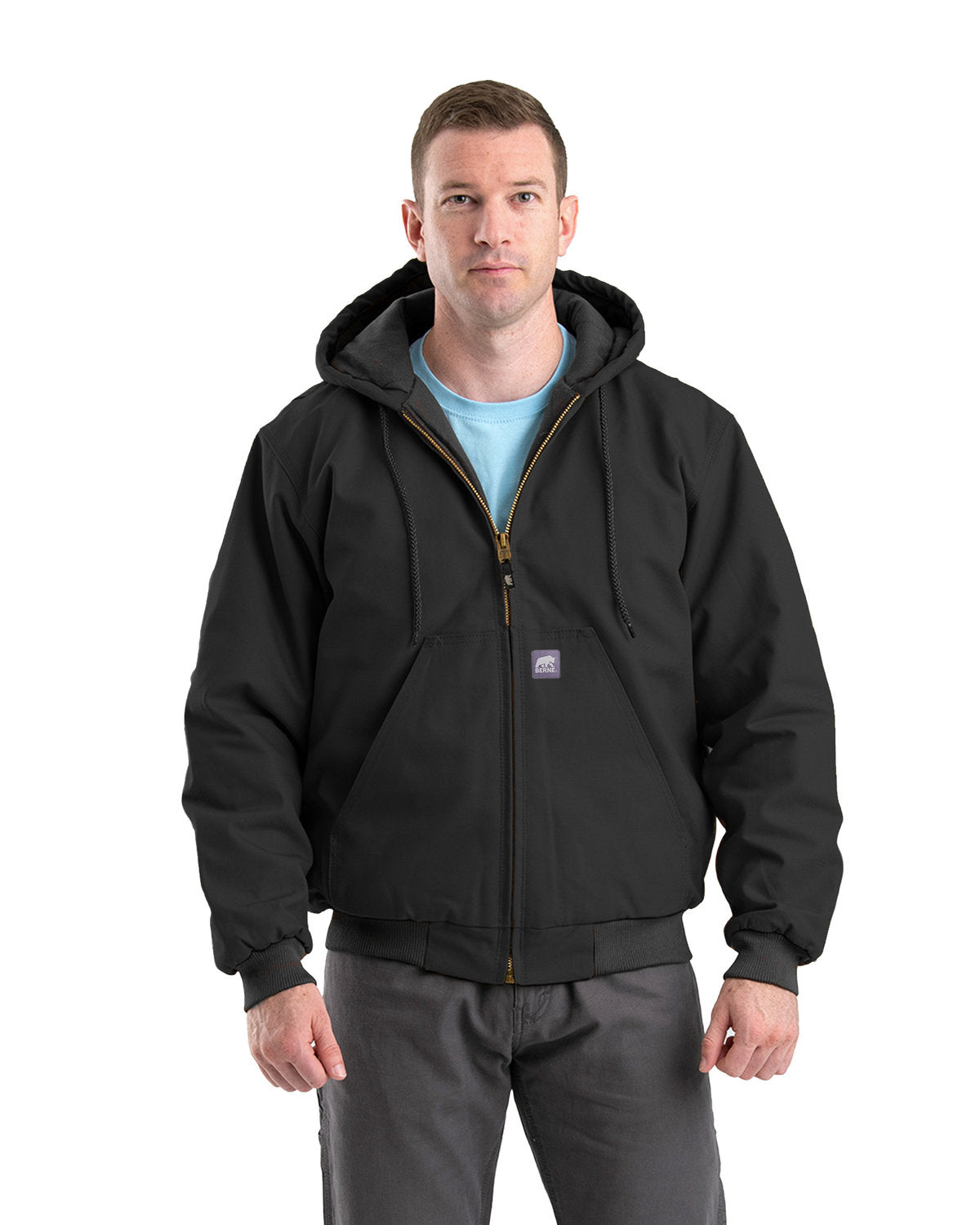 Men's Berne Heritage Hooded Jacket - Front