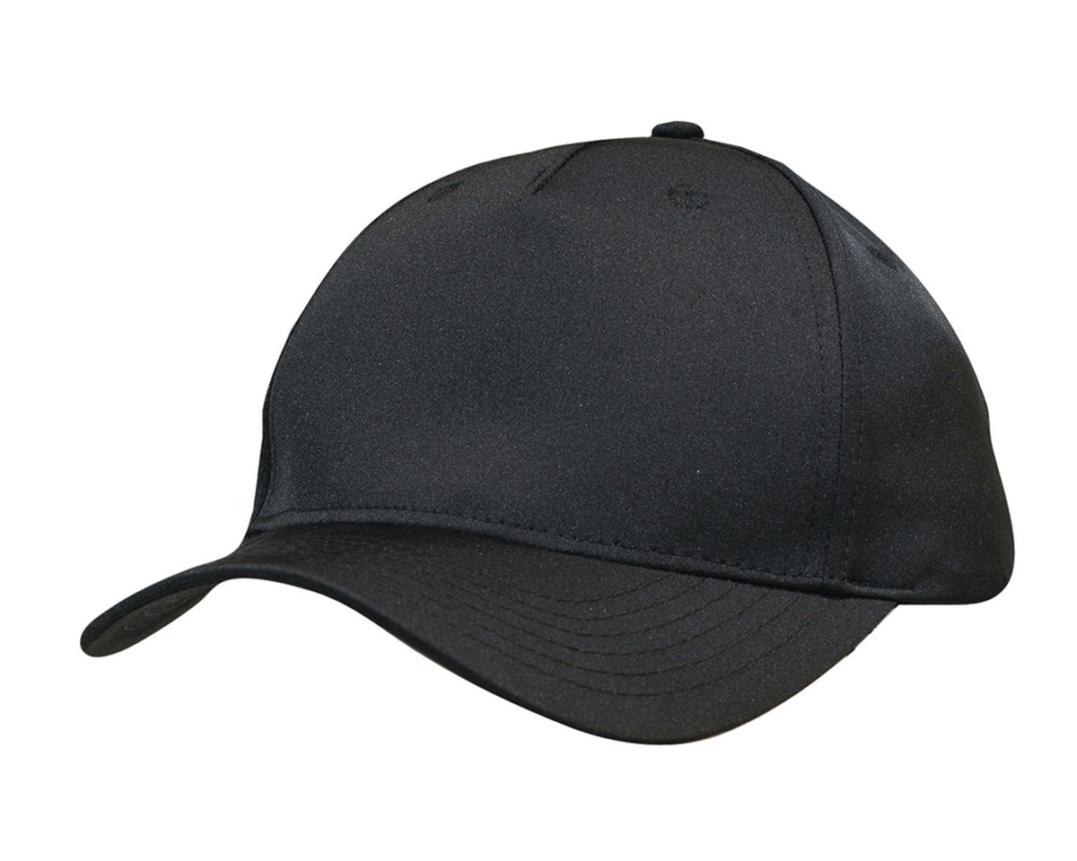 5 Panel Premium Pioneer Sports Twill - Black