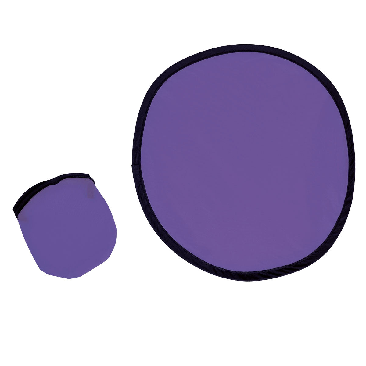 10" Flying Disk - Purple With Black