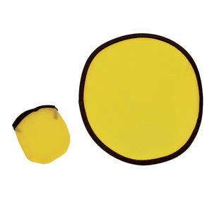 10" Flying Disk - Yellow With Black