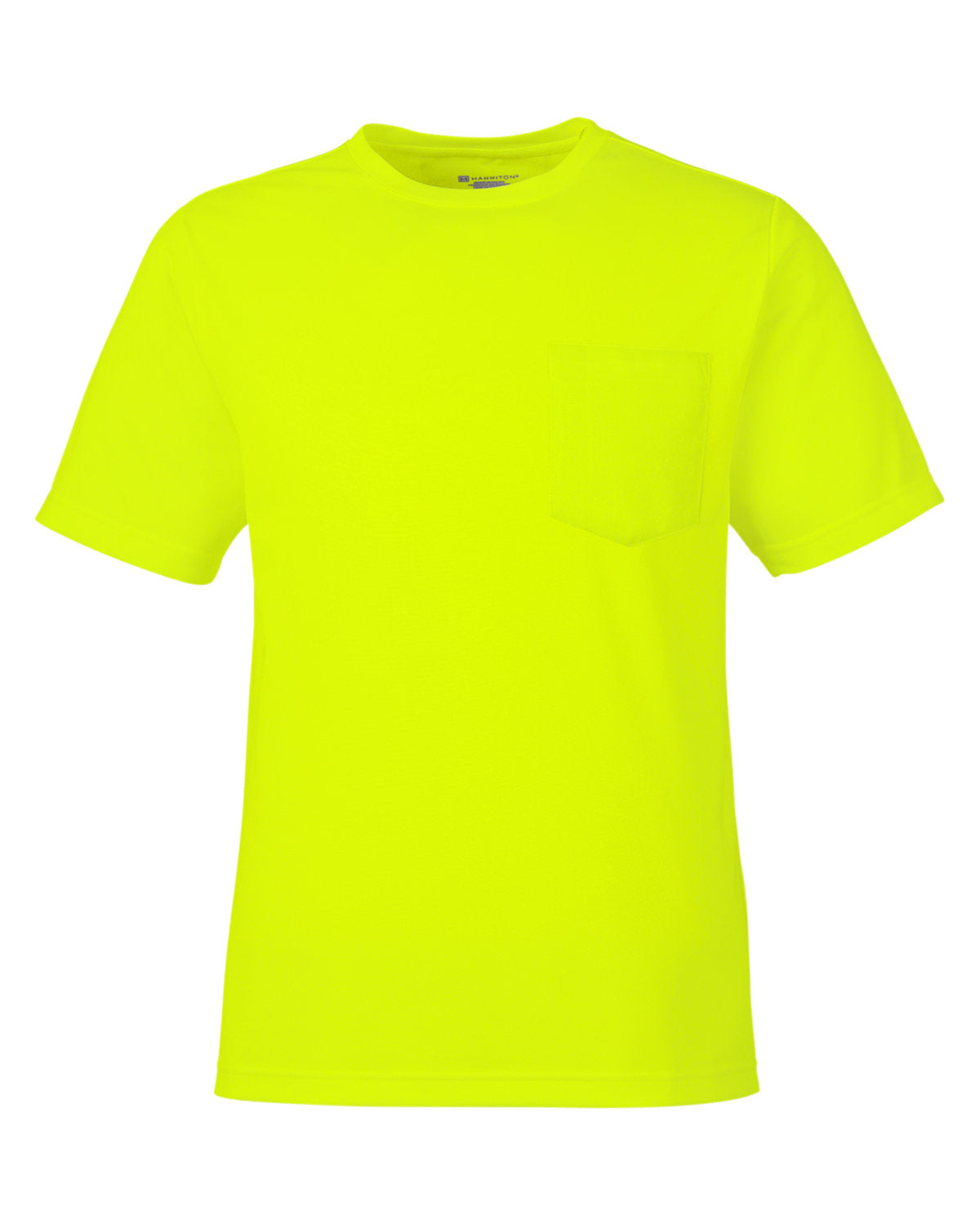 Harriton Charge Snag And Soil Protect Unisex T-Shirt - Safety Yellow