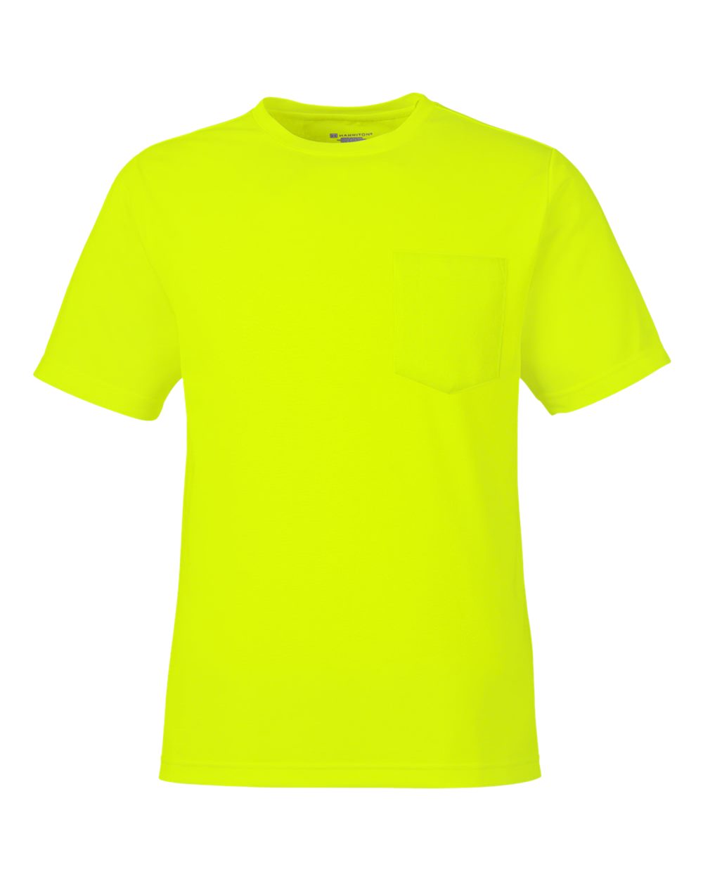 Harriton Charge Snag And Soil Protect Unisex T-Shirt - Safety Yellow