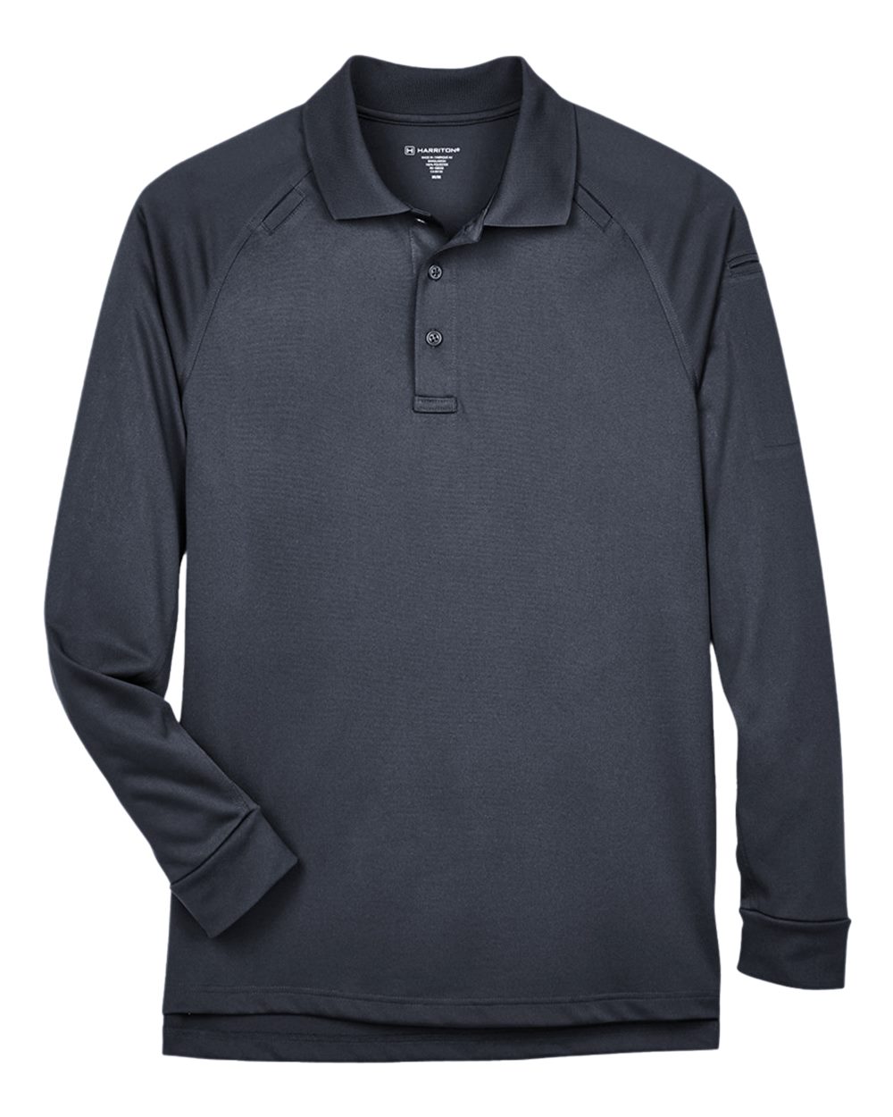 Harriton Men's Advantage Snag Protection Plus Long-Sleeve Tactical Polo