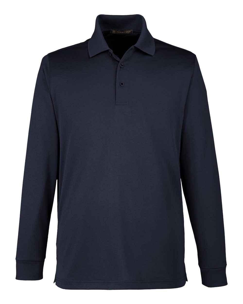 Harriton Men's Tall Advantage Long Sleeve Snag Protection Plus IL Polo - Dark Navy