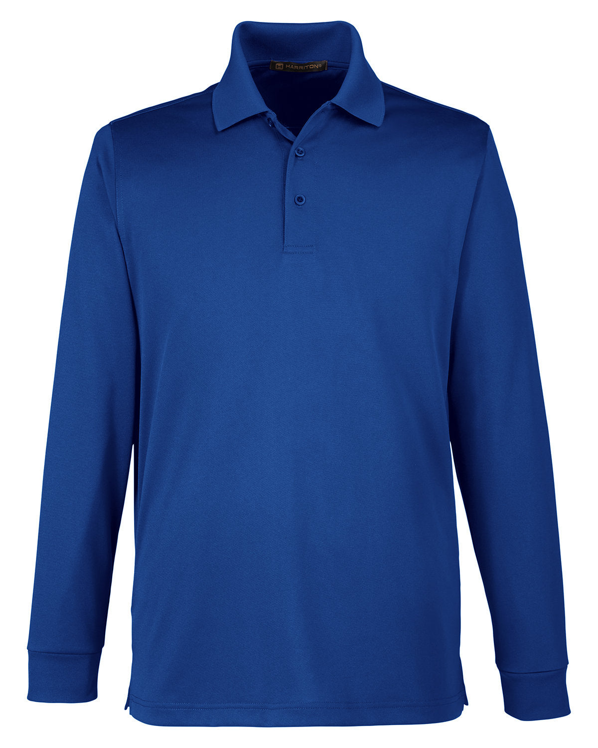 Harriton Men's Tall Advantage Long Sleeve Snag Protection Plus IL Polo - True Royal