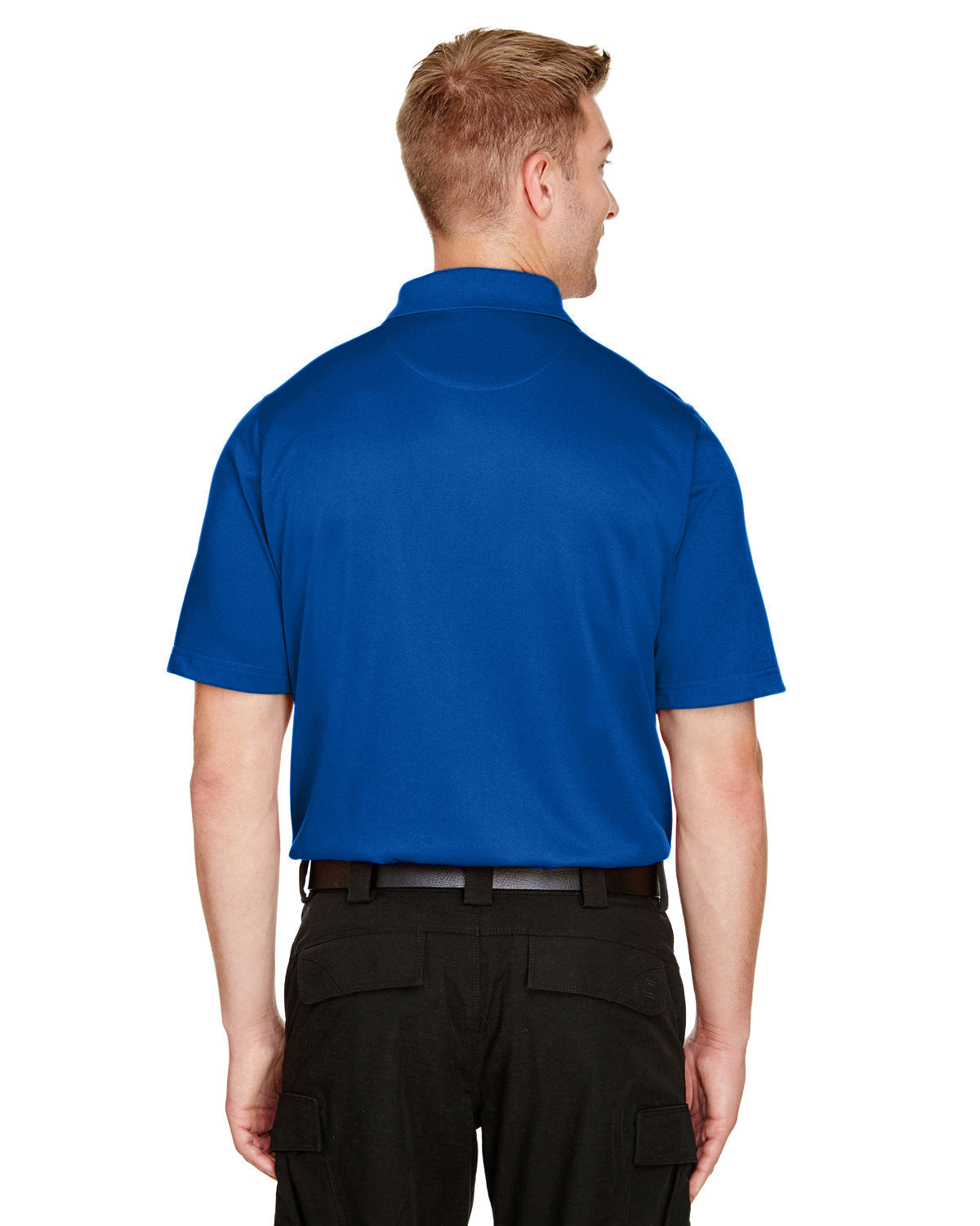 Harriton Men's Tall Advantage Snag Protection Plus IL Polo - Back