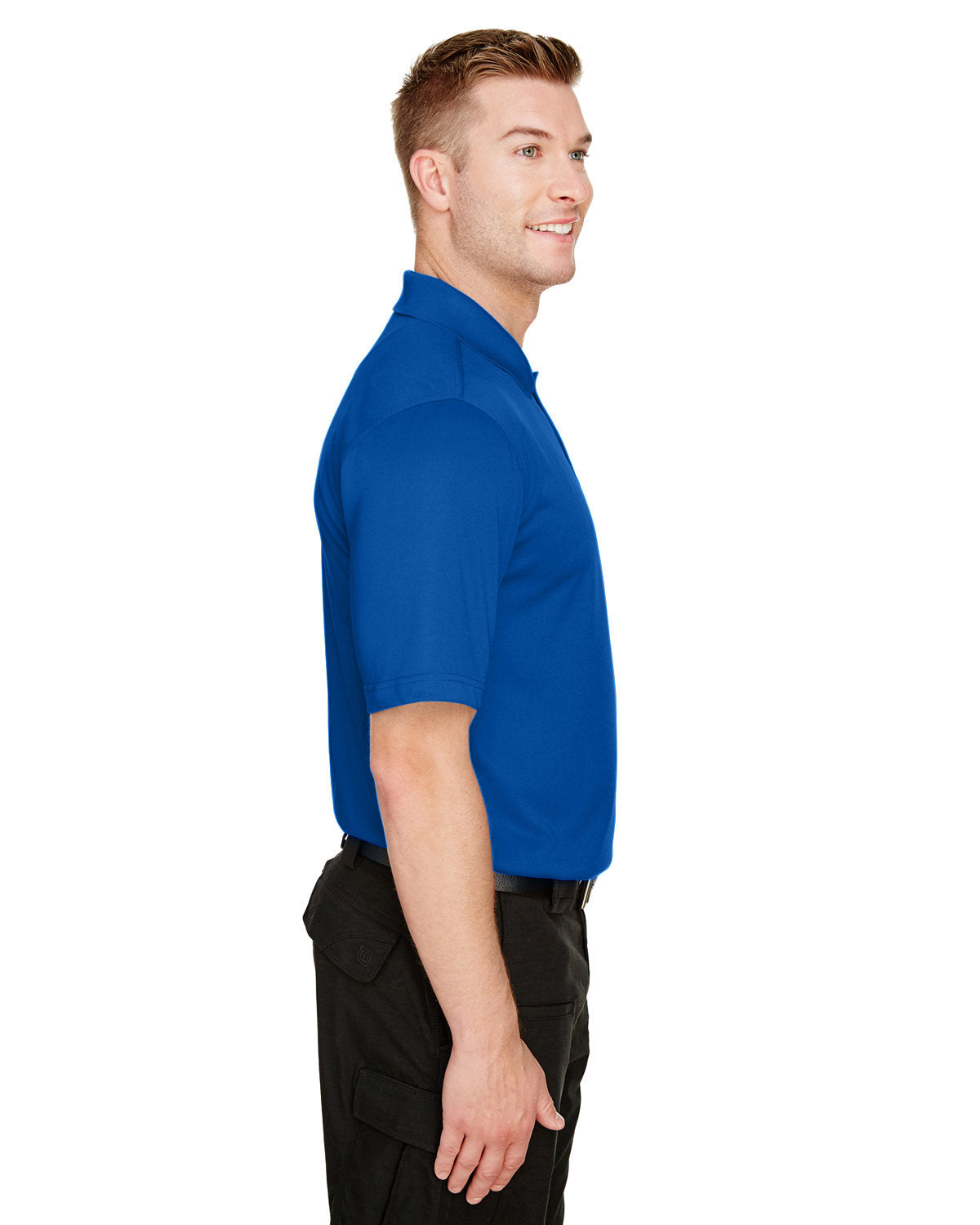 Harriton Men's Tall Advantage Snag Protection Plus IL Polo - Side
