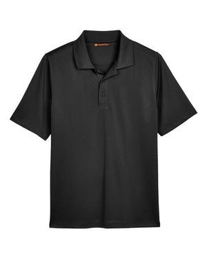 Harriton Men's Tall Advantage Snag Protection Plus IL Polo - Black