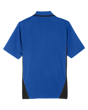 Harriton Men's Tall Flash Snag Protection Plus IL Colorblock Polo - Back