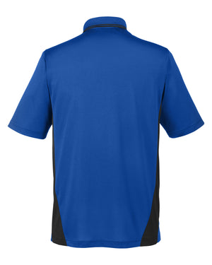 Harriton Men's Tall Flash Snag Protection Plus IL Colorblock Polo - Back