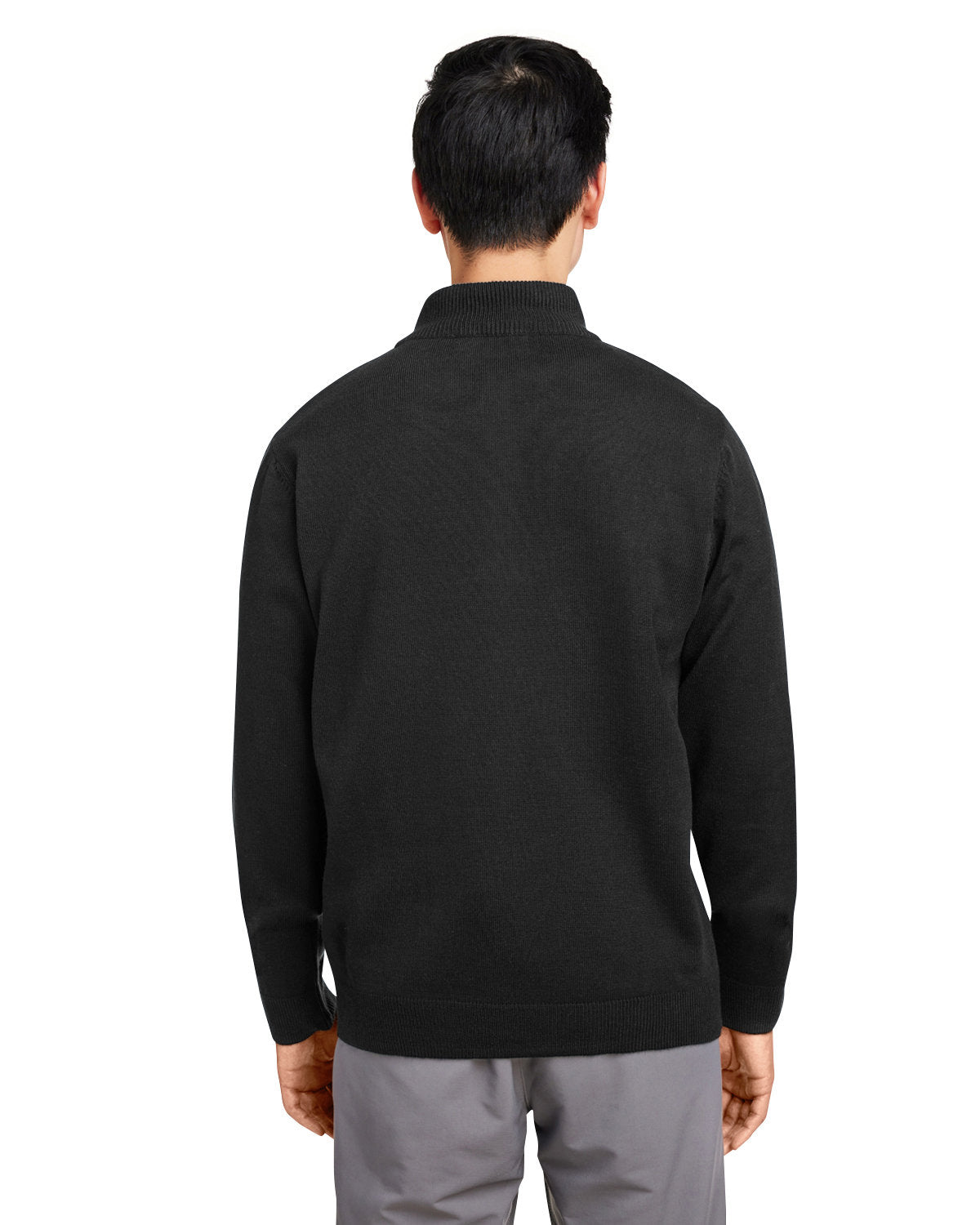 Harriton Unisex Pilbloc™ Quarter-Zip Sweater - Back