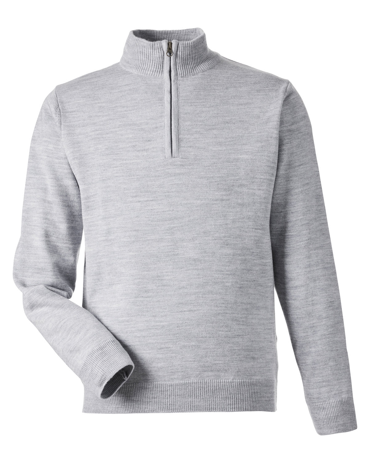 Harriton Unisex Pilbloc™ Quarter-Zip Sweater - Grey Heather