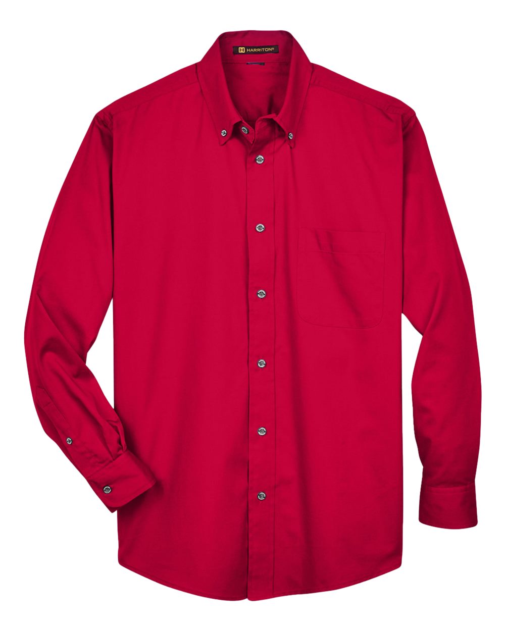 Harriton Men's Easy Blend™ Twill Shirt - Red