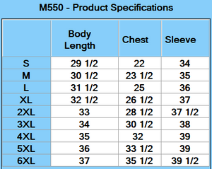 Harriton Men's Long-Sleeve Denim Shirt - Specs