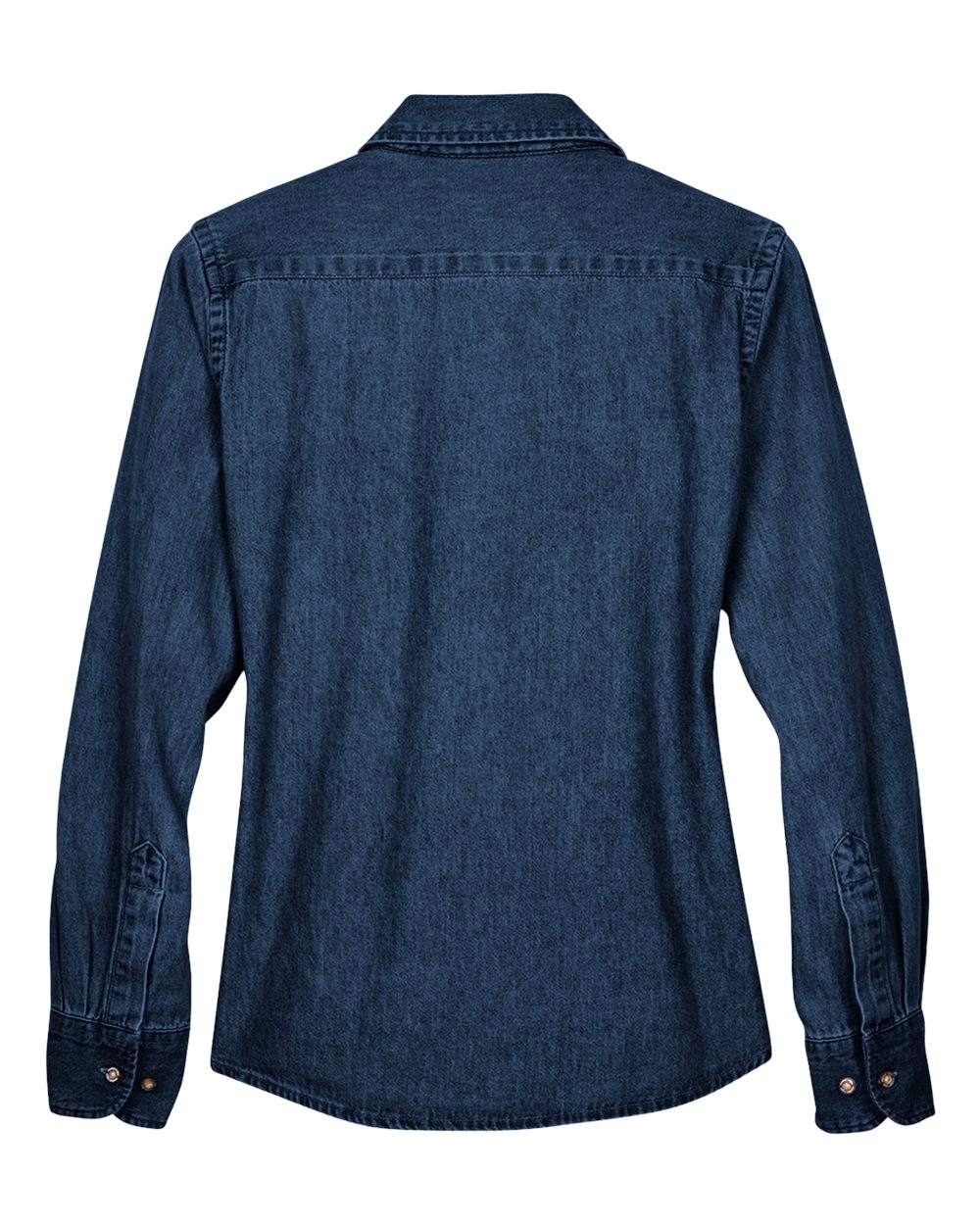 Harriton Ladies' Long-Sleeve Denim Shirt