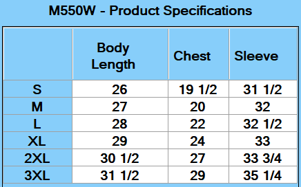 Harriton Ladies' Long-Sleeve Denim Shirt - Specs