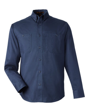 Harriton Men's Advantage IL Long-Sleeve Workshirt - Dark Navy