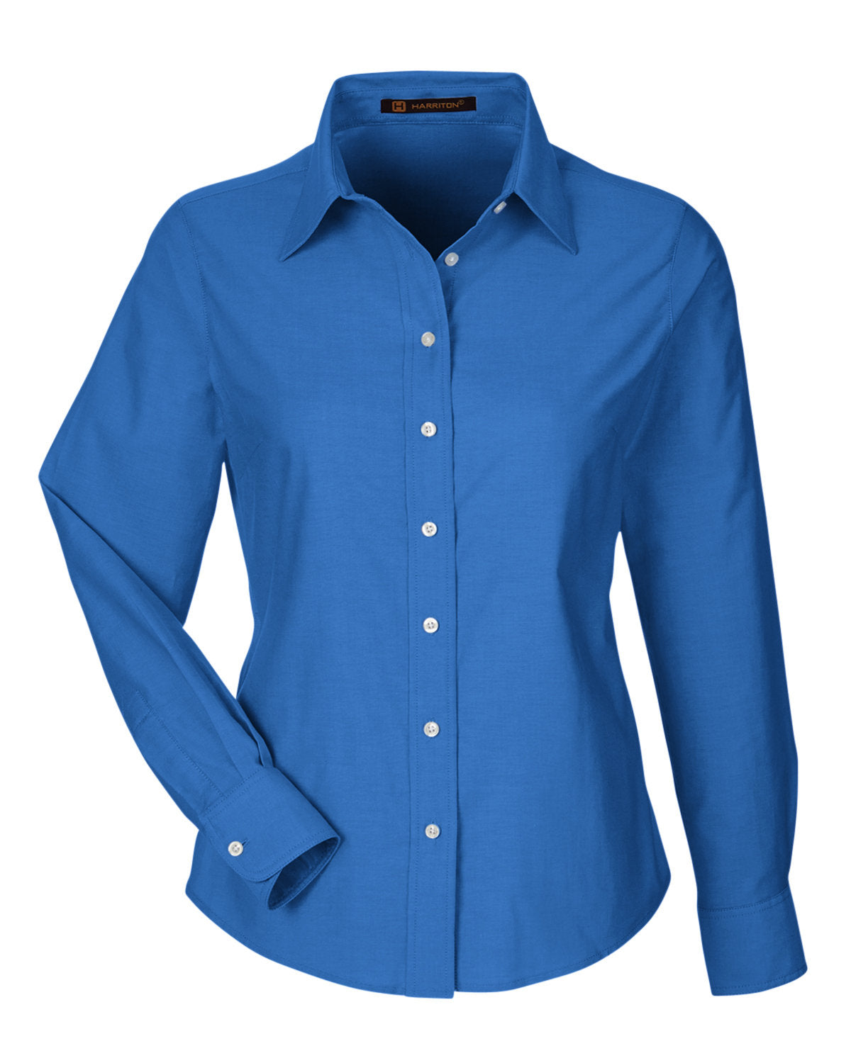 Harriton Ladies' Long-Sleeve Oxford with Stain-Release - Release