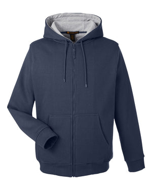 Harriton Men's Tall ClimaBloc™ Lined Heavyweight Hooded Sweatshirt - Dark Navy