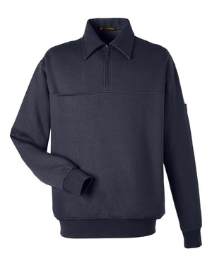 Harriton Men's ClimaBloc™ Heavyweight Tactical Quarter-Zip - Dark Navy