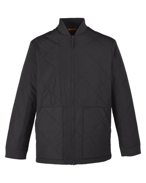 Harriton Adult Dockside Insulated Utility Jacket - Dark Charcoal