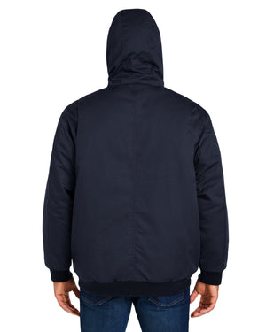 Harriton Unisex ClimaBloc® Heavyweight Hooded Full-Zip Jacket - Back