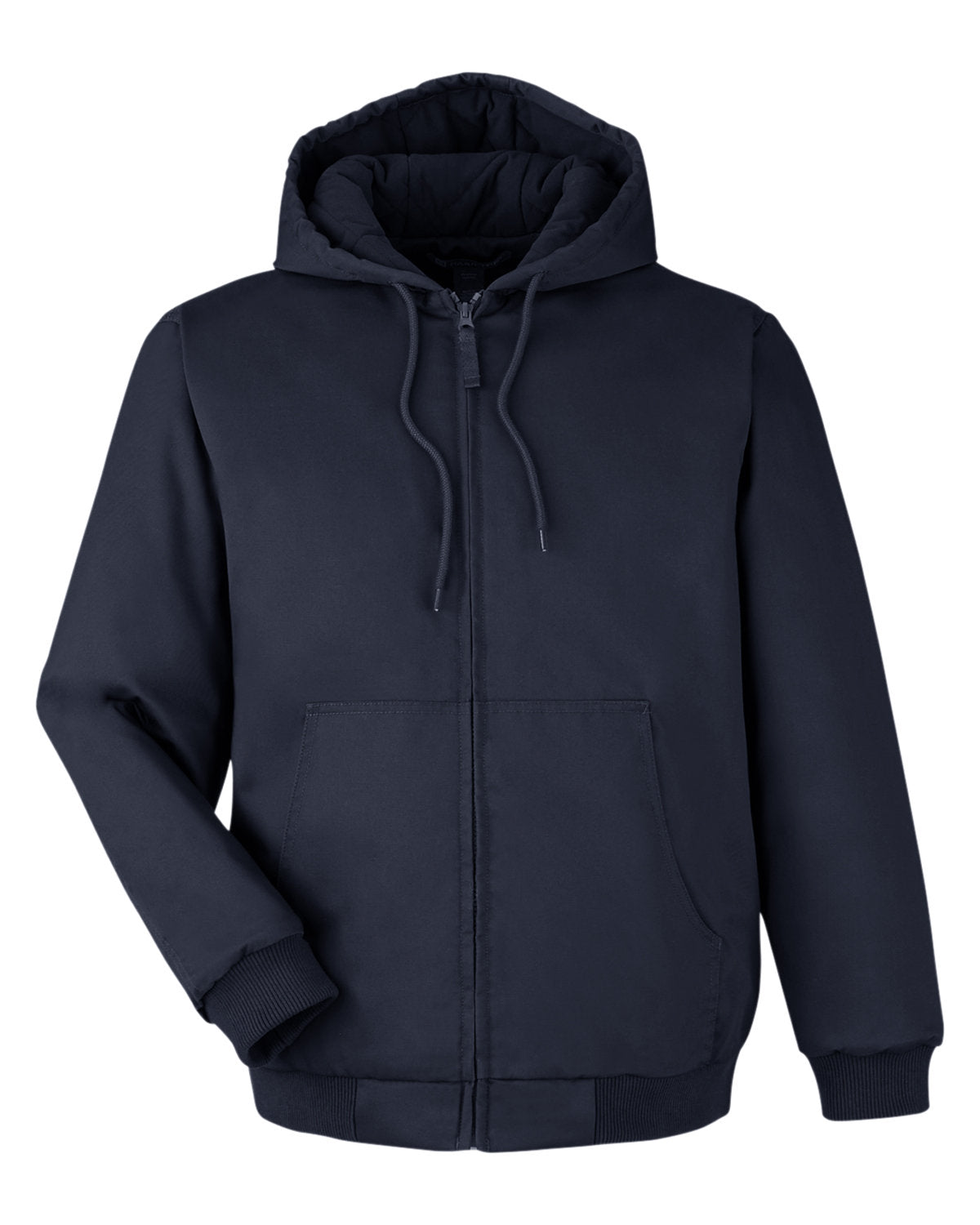 Harriton Unisex ClimaBloc® Heavyweight Hooded Full-Zip Jacket - Dark Navy