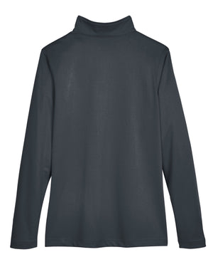 Harriton Ladies' Advantage Snag Protection Plus Quarter-Zip - Back