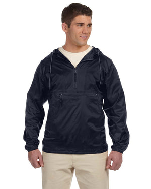 Harriton Adult Packable Nylon Jacket - Front