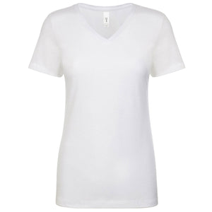 Next Level Women's Ideal V-Neck T-Shirt - White