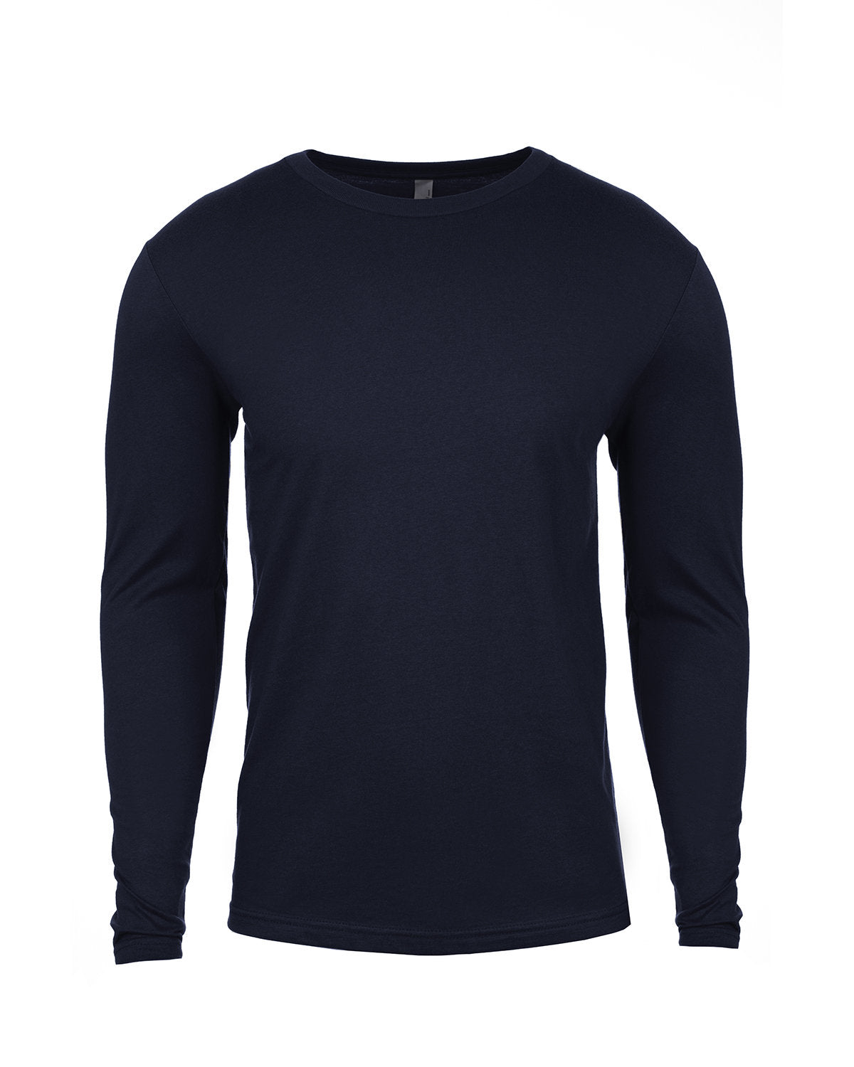Next Level Apparel Men's Cotton Long-Sleeve Crew - Midnight Navy