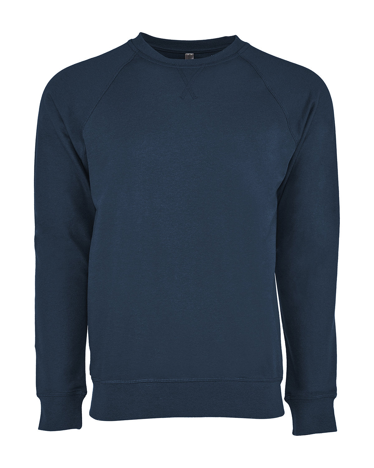 Next Level Apparel Unisex Laguna French Terry Raglan Sweatshirt - Cool Blue