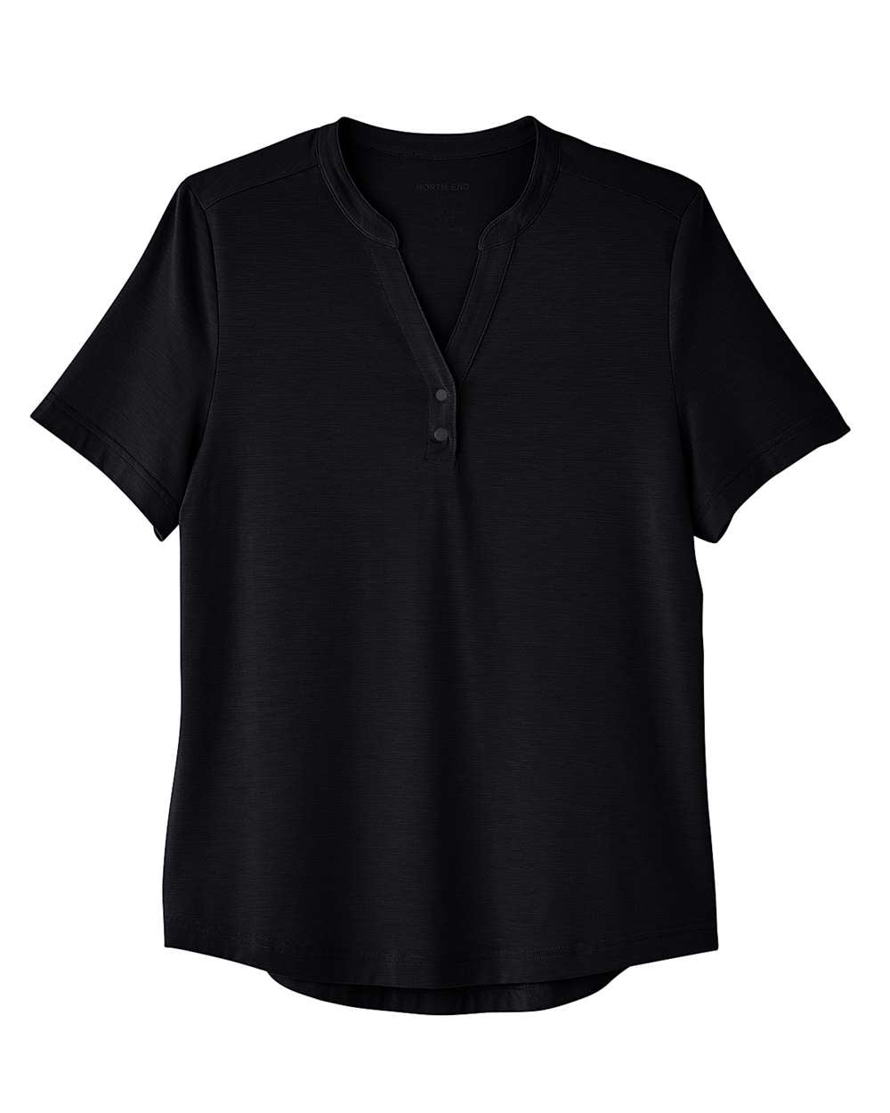 North End Ladies' Jaq Snap-Up Stretch Performance Polo - Black