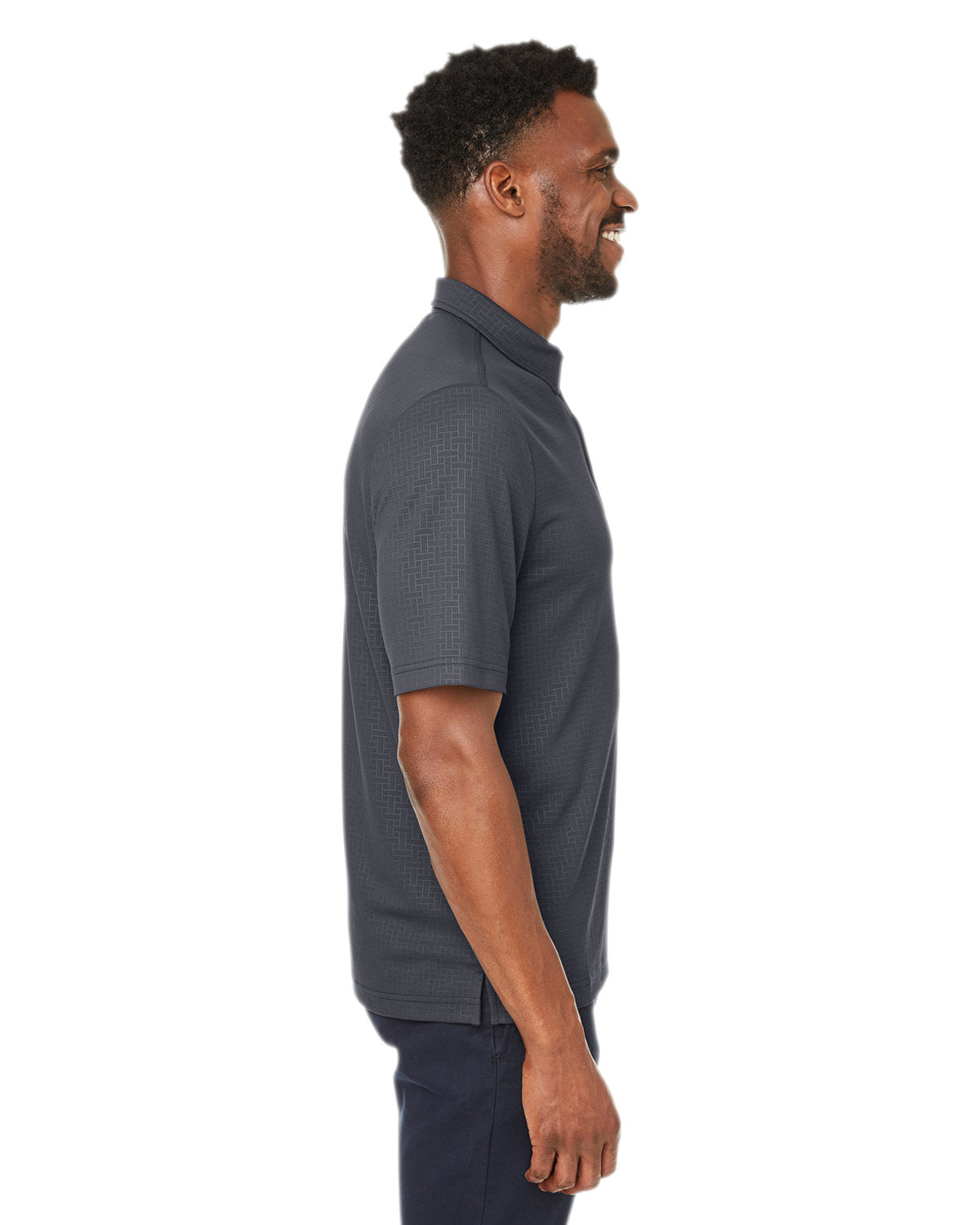 North End Men's Replay Recycled Polo - Side