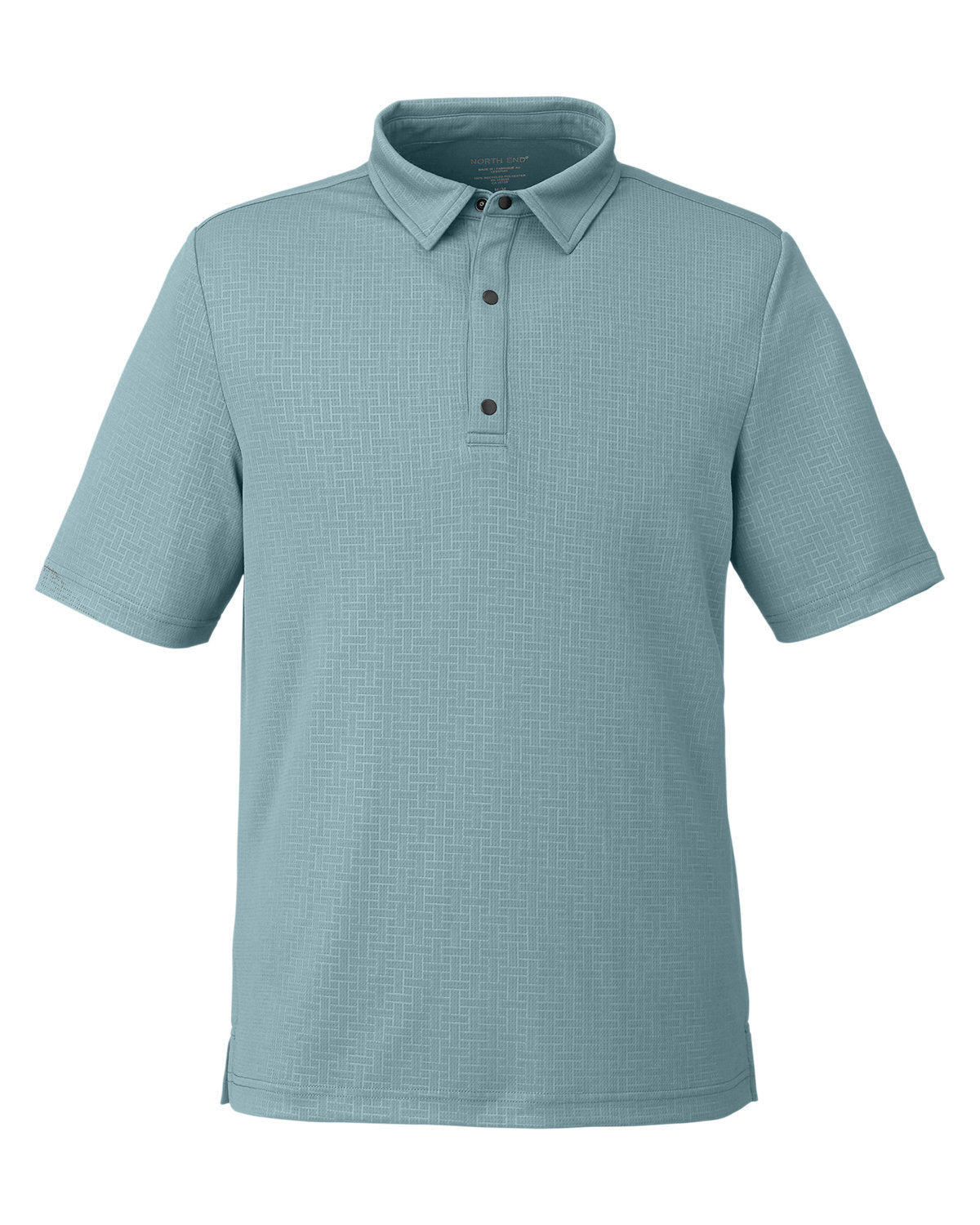 North End Men's Replay Recycled Polo - Opal Blue