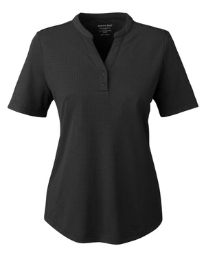 North End Ladies' Replay Recycled Polo - Black