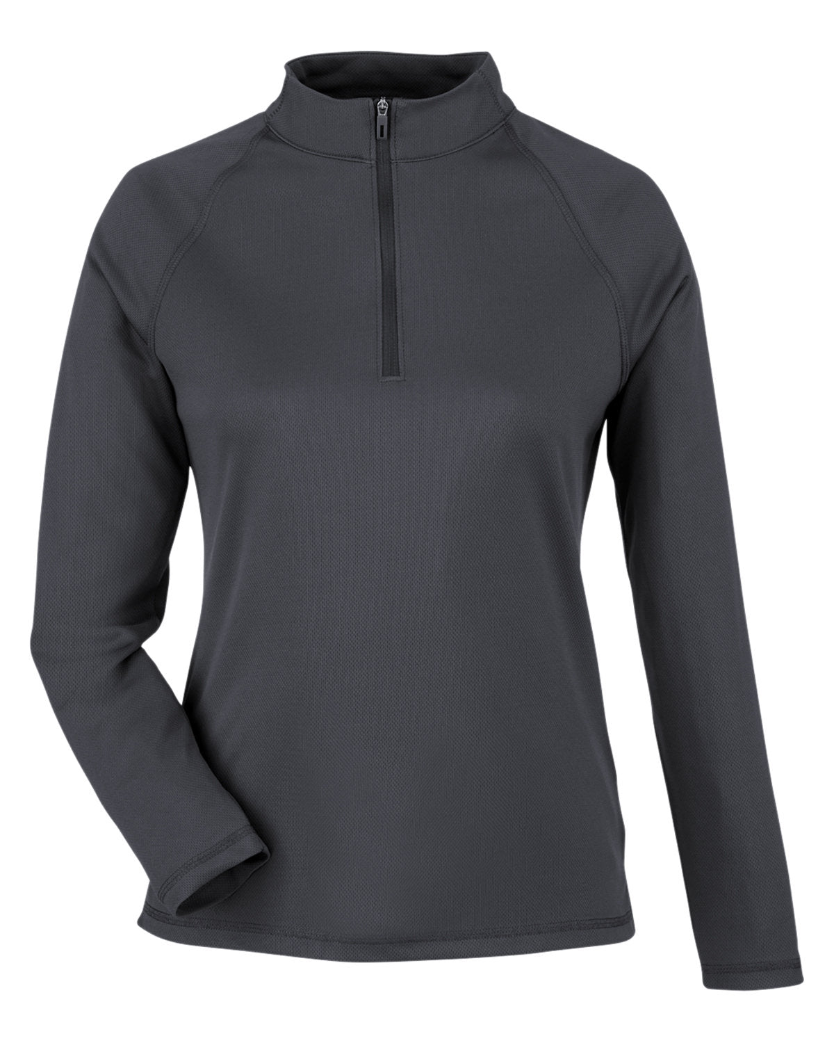 North End Ladies' Revive coolcore® Quarter-Zip - Carbon