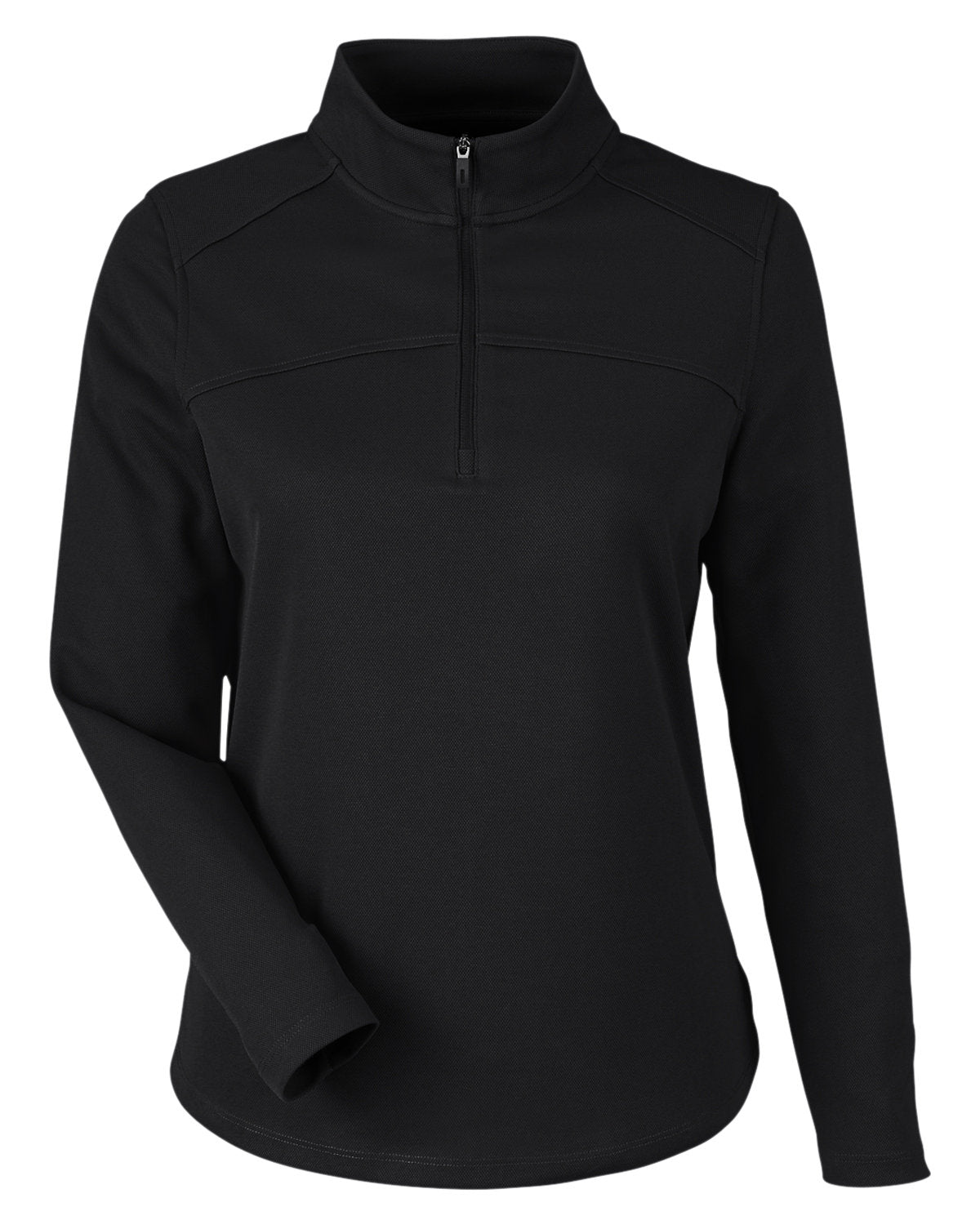 North End Ladies' Express Tech Performance Quarter-Zip - Black