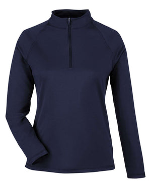 North End Ladies' Express Tech Performance Quarter-Zip - Classic Navy