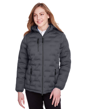 North End Ladies' Loft Puffer Jacket - Carbon/Black